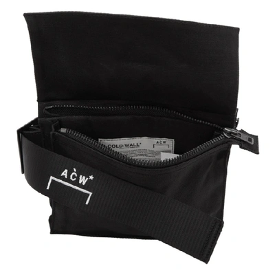 Shop A-cold-wall* Black Utility Pouch In Sc1 1 Black