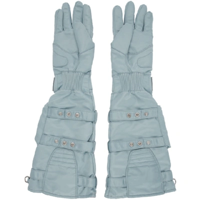 Shop Ambush Blue Astro Gloves