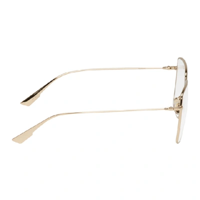 Shop Dior Gold Stellaire01 Glasses