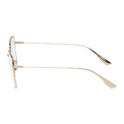 Shop Dior Gold Stellaire01 Glasses