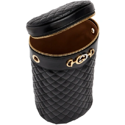Shop Gucci Black Quilted Pouch
