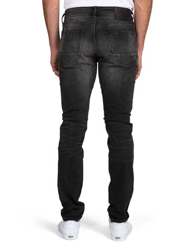 Shop Prps Men's Faded Distressed Jeans In Black