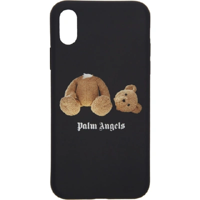 Shop Palm Angels Black Kill The Bear Iphone X Case In Black Multi