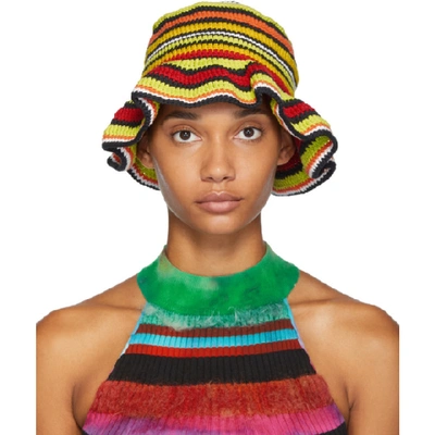 Shop Agr Ssense Exclusive Multicolor Crochet Bucket Hat