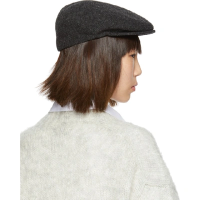 Shop Isabel Marant Grey Gabor Cap In 02an Anthra