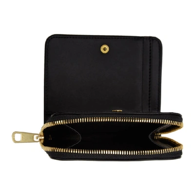 Shop Apc Black Emmanuelle Compact Wallet