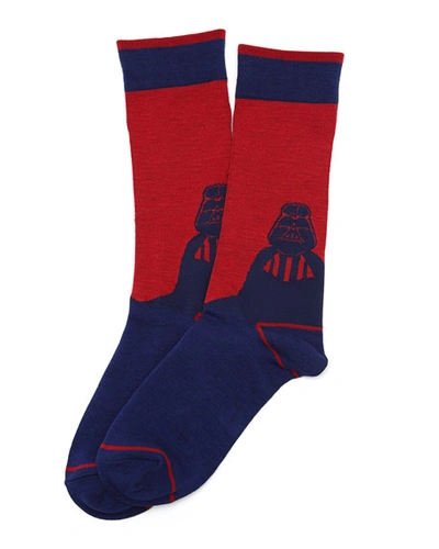 Shop Cufflinks, Inc Darth Vader Mod Socks In Blue