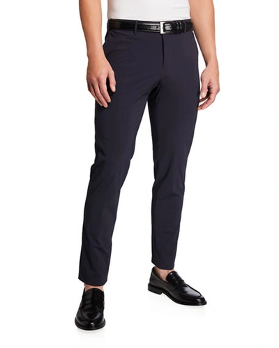 Shop Pt Torino Men's Kinetic Nylon Slim Fit Pants In Blue