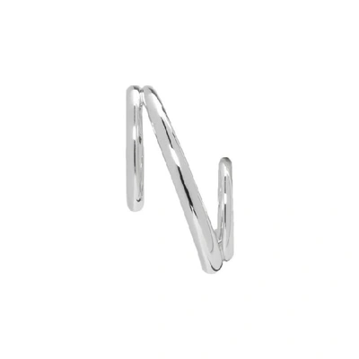 Shop Charlotte Chesnais Silver Triplet Earring