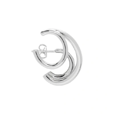 Shop Charlotte Chesnais Silver Triplet Earring