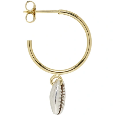 Shop Isabel Marant Gold And Silver Amer Earrings In 08si Silver