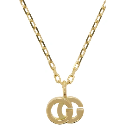 Shop Gucci Gold Gg Running Necklace