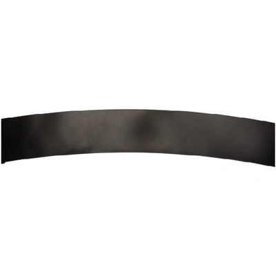 Shop Ann Demeulemeester Black Wide Kenya Belt