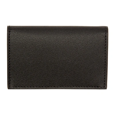 Shop Versace Black Medusa Bifold Card Holder In K41ot Black