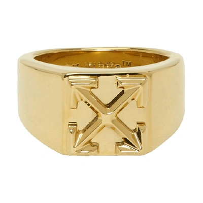 Shop Off-white Gold Arrows Ring