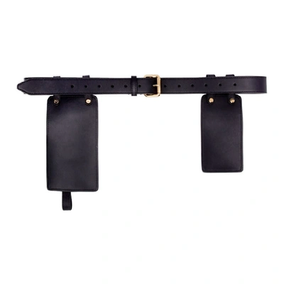 Shop Fendi Black Multi-accessory Belt In F0kur Black