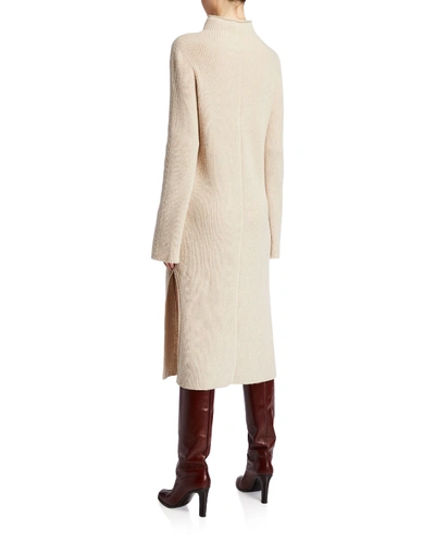 Shop The Row Moa Wool-cashmere Sweater Dress In Beige
