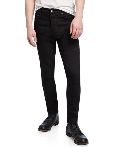 Shop Ksubi Men's Chitch Laid-back Jeans In Black