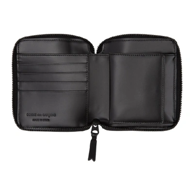 Shop Comme Des Garçons Comme Des Garcons Wallets Black Leather Zip-around Wallet In 1 Black