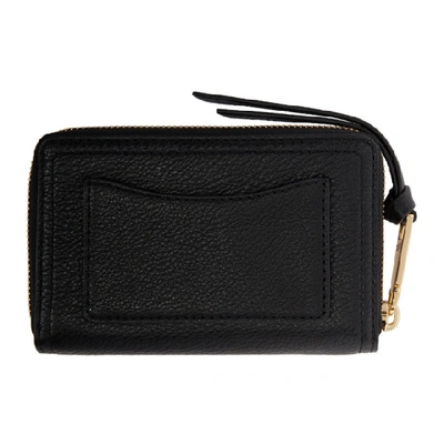 Shop Marc Jacobs Black Small The Softshot Continental Wallet In 001 Black