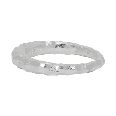 Shop All Blues Silver Carved Hungry Snake Ring