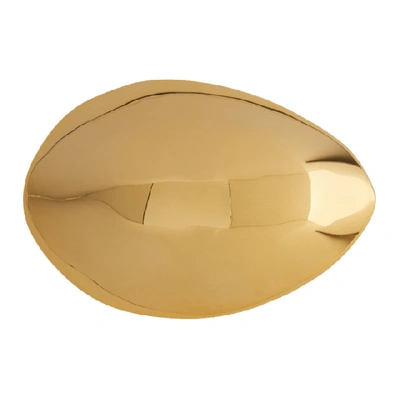 Shop Charlotte Chesnais Gold Small Egg Hair Clip