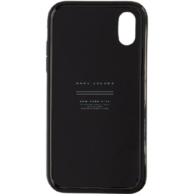Shop Marc Jacobs Black New York Magazine Edition Lenticular Iphone Xr Case In 001 Black