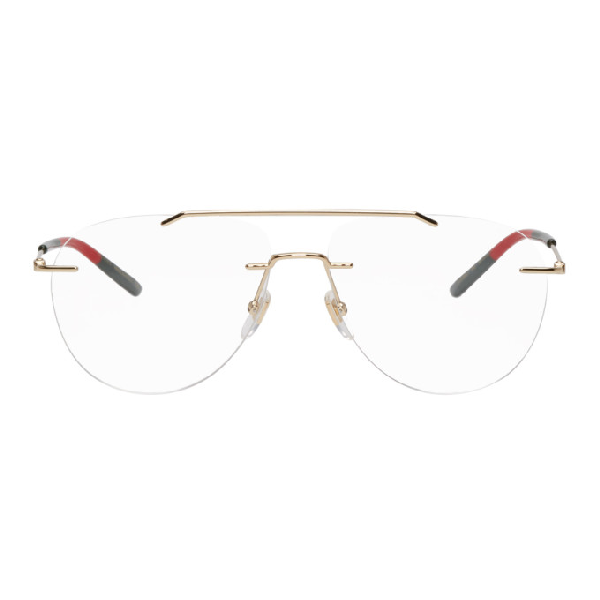 gucci rimless glasses