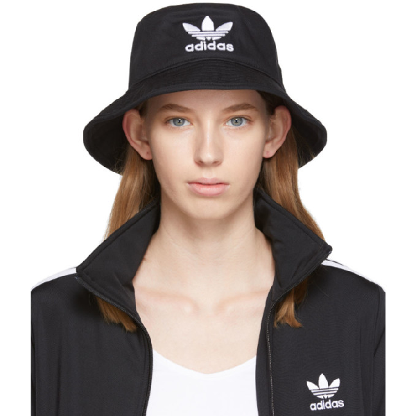 bucket hat adidas black