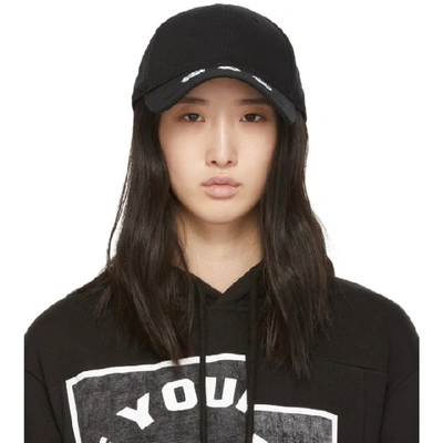 Shop Mcq By Alexander Mcqueen Mcq Alexander Mcqueen Black Monster Cap In 1000 Black