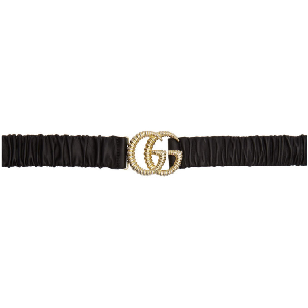 gucci stretch belt black