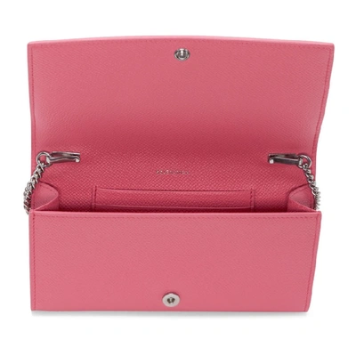 Shop Balenciaga Pink Ville Phone Pouch Chain Bag
