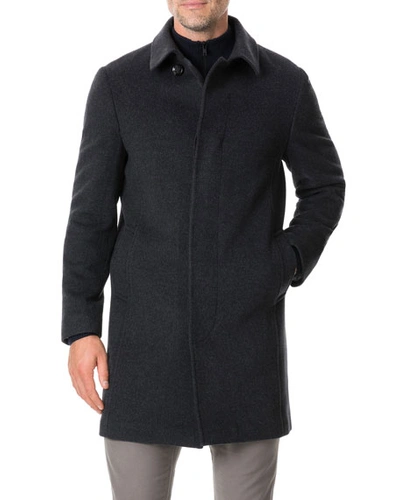 Shop Rodd & Gunn Men's Archers Wool Coat In Granite