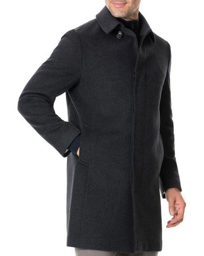 Rodd & Gunn Men's Archers Wool Coat In Granite