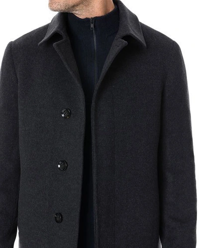 Shop Rodd & Gunn Men's Archers Wool Coat In Granite