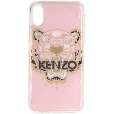 Shop Kenzo Pink And Brown Tiger Iphone X/xs Case In 33  Paspink