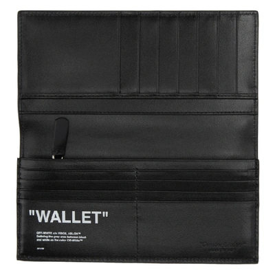 Shop Off-white Black Bold Quote Yen Wallet