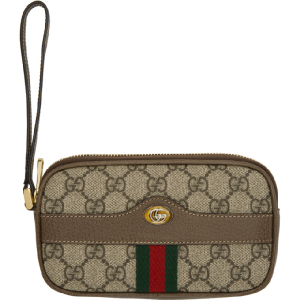 gucci beige gg supreme ophidia bag