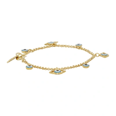 Shop Isabel Marant Gold Lucky Bracelet In 12do Dore