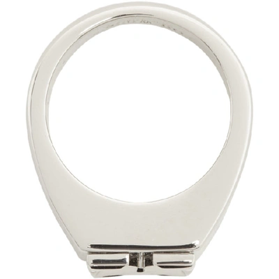 Shop Off-white Silver Arrow Ring