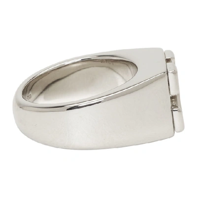 Shop Off-white Silver Arrow Ring