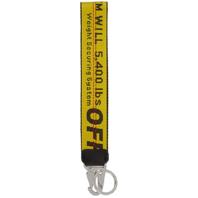 Shop Off-white Yellow Industrial Keychain