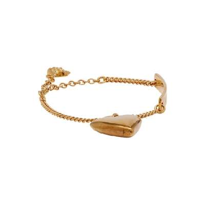 Shop Versace Gold Love Bracelet