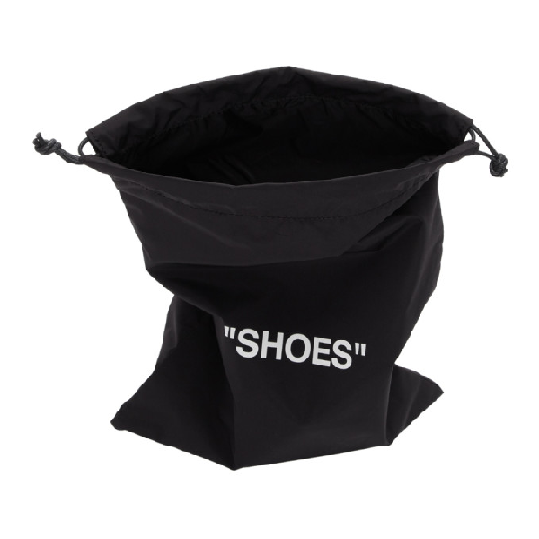 off white shoe bag