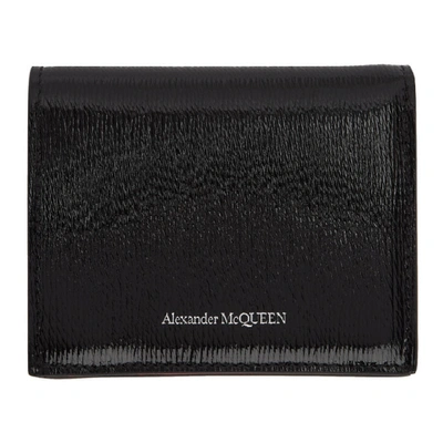Shop Alexander Mcqueen Ssense Exclusive Black Skull Folded Wallet In 1000 Black
