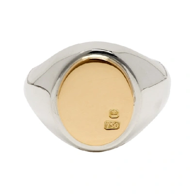 Shop Bunney Gold & Silver Signet Ring