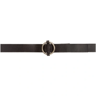 Shop Ann Demeulemeester Black Kenya Belt