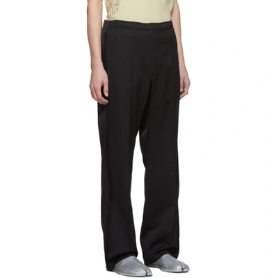 Shop Maison Margiela Black Relaxed Trousers In 900 Blk