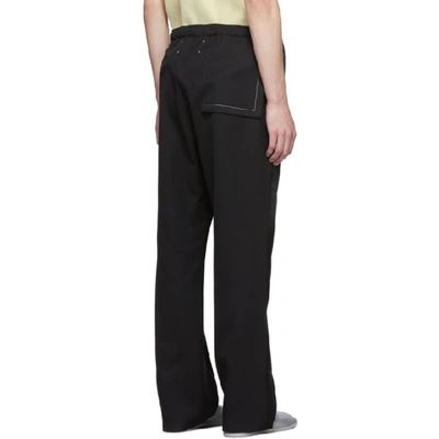 Shop Maison Margiela Black Relaxed Trousers In 900 Blk