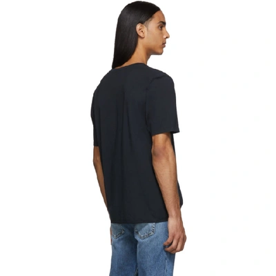 Shop Saint Laurent Black Skeleton T-shirt In 1088 Wshblk